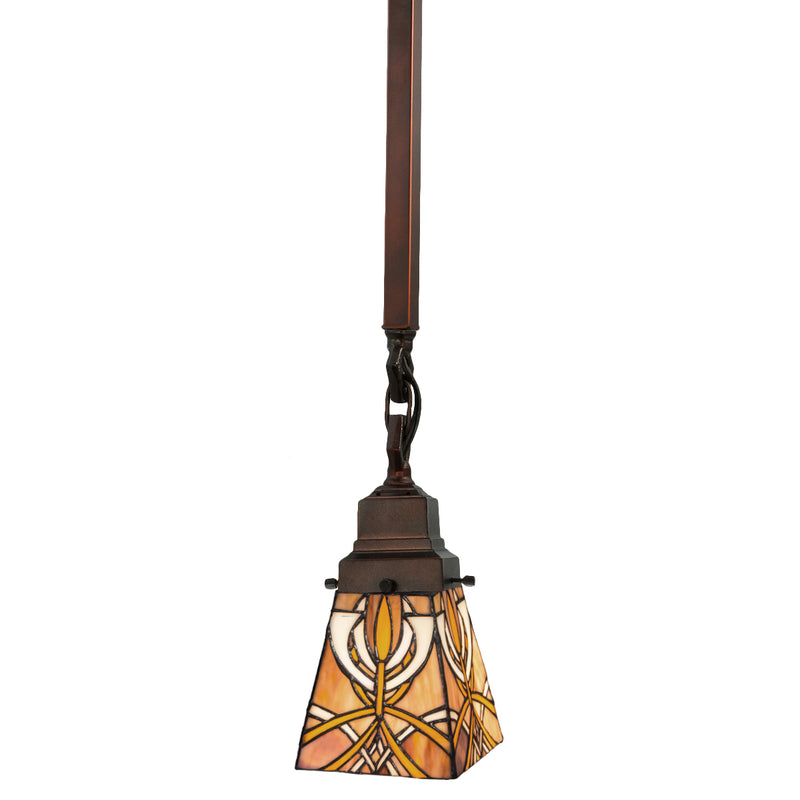 Meyda Tiffany 49139 One Light Mini Pendant, Steel
