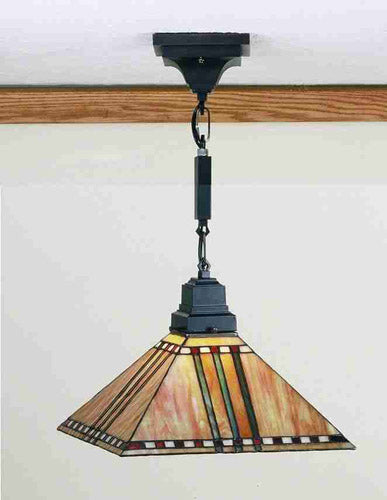 Meyda Tiffany 49154 One Light Pendant, Vintage Copper