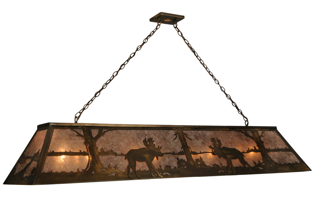 Meyda Tiffany 50120 11 Light Pendant, Antique Copper