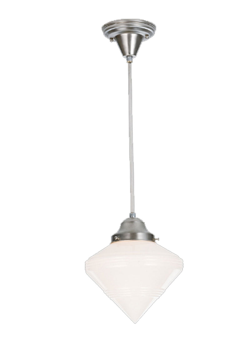 Meyda Tiffany 50625 One Light Mini Pendant, Antique Nickel