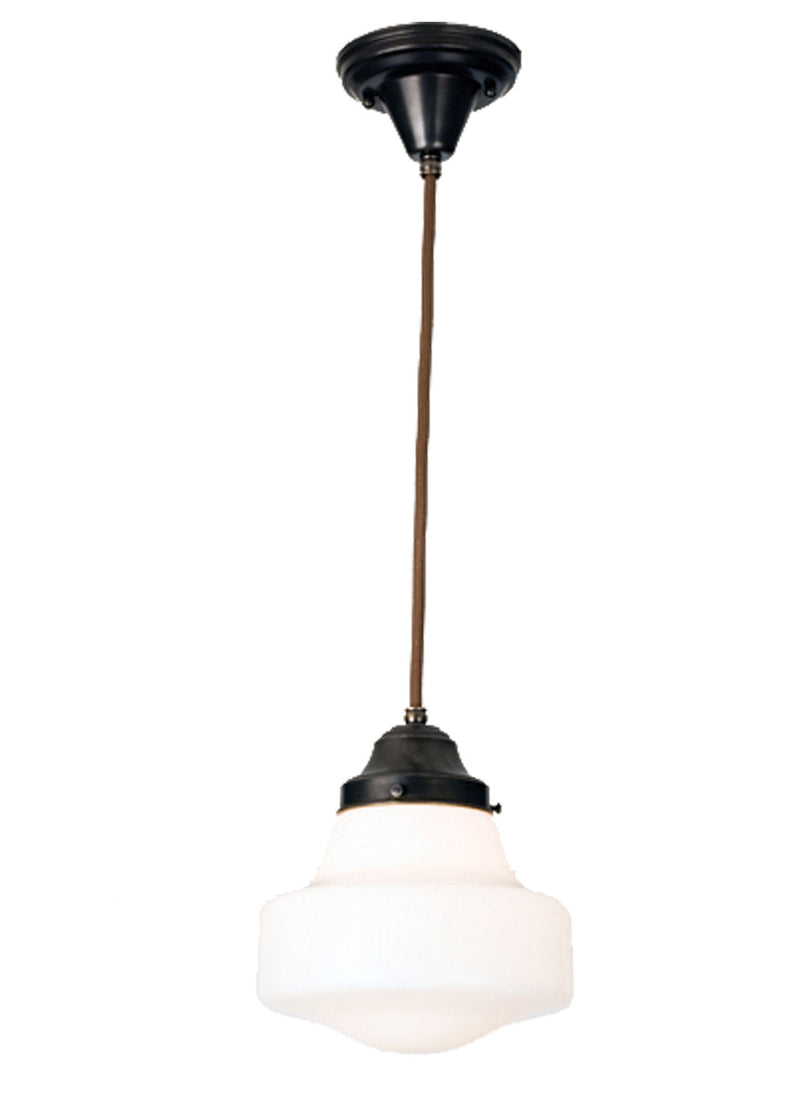 Meyda Tiffany 50649 One Light Mini Pendant, Craftsman Brown