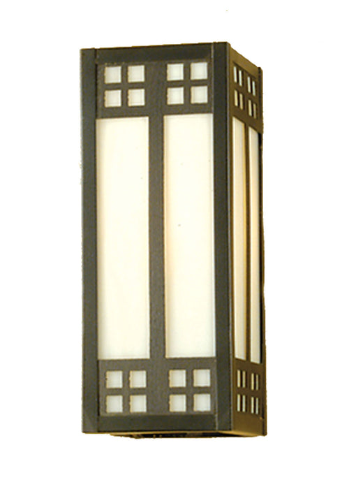 Meyda Tiffany 50665 Two Light Wall Sconce, Craftsman Brown