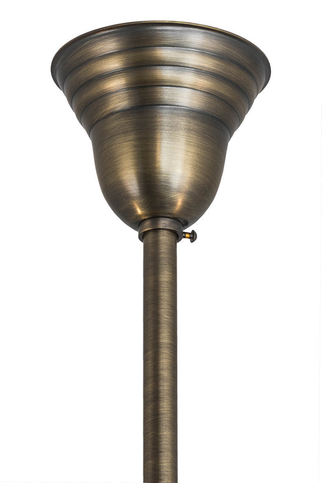 Meyda Tiffany 50756 Four Light Chandelier, Antique Brass