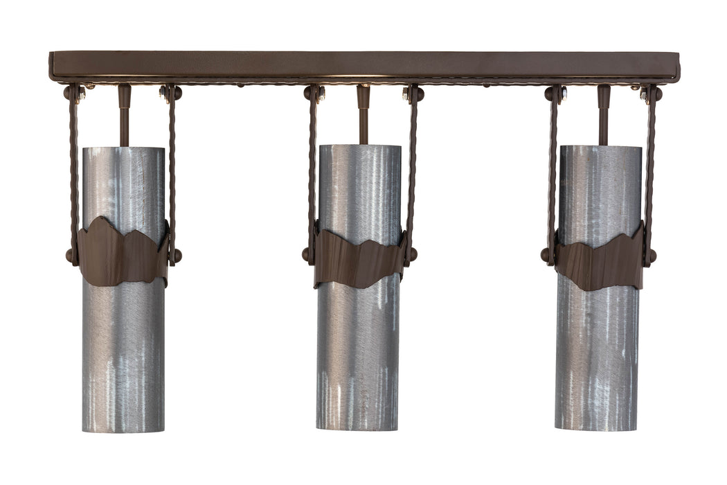 Meyda Tiffany 50835 Three Light Island Pendant, Sophia Sepia