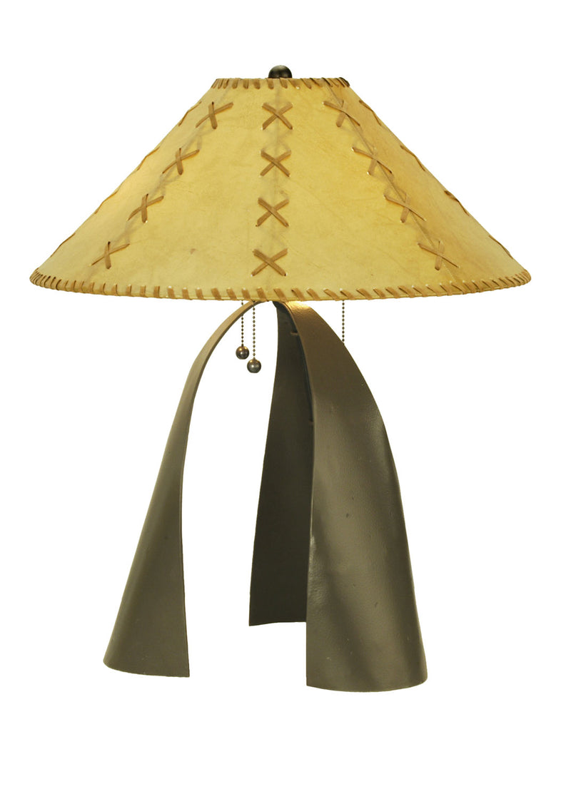 Meyda Tiffany 50887 Three Light Table Lamp, Timeless Bronze