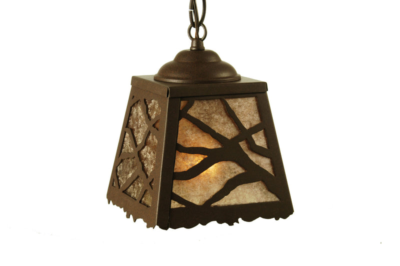 Meyda Tiffany 50939 One Light Mini Pendant, Cafe Noir