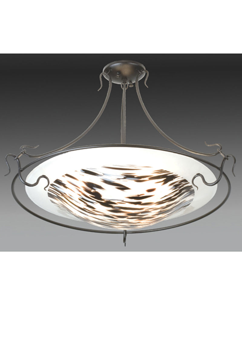 Meyda Tiffany 51378 Semi Flush Mount, Steel