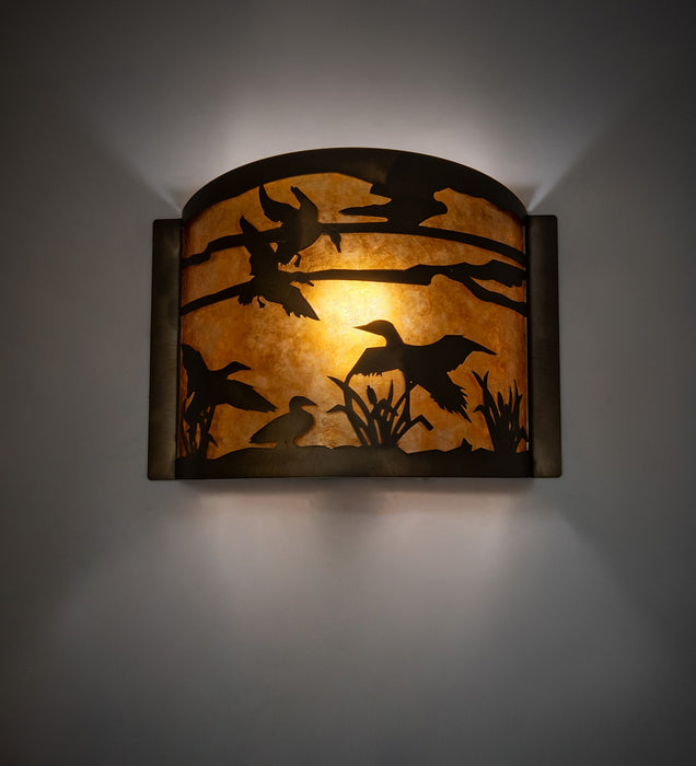 Meyda Tiffany 51492 One Light Wall Sconce, Antique Copper