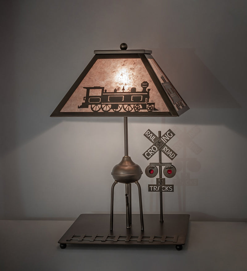 Meyda Tiffany 51704 One Light Table Lamp, Antique Copper