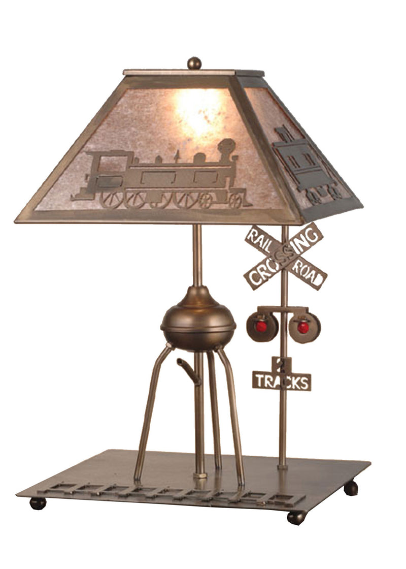 Meyda Tiffany 51704 One Light Table Lamp, Antique Copper