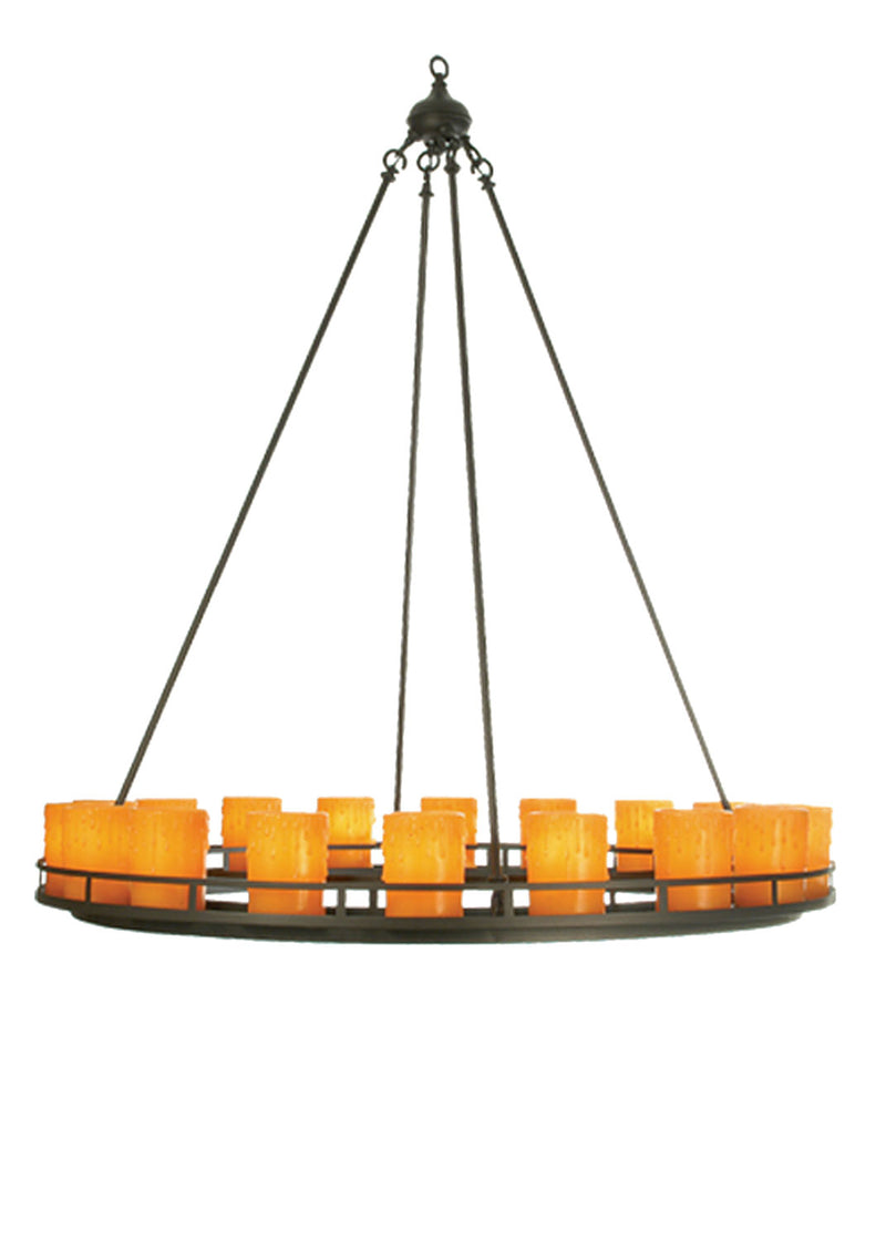 Meyda Tiffany 52106 18 Light Chandelier, Dark Roast