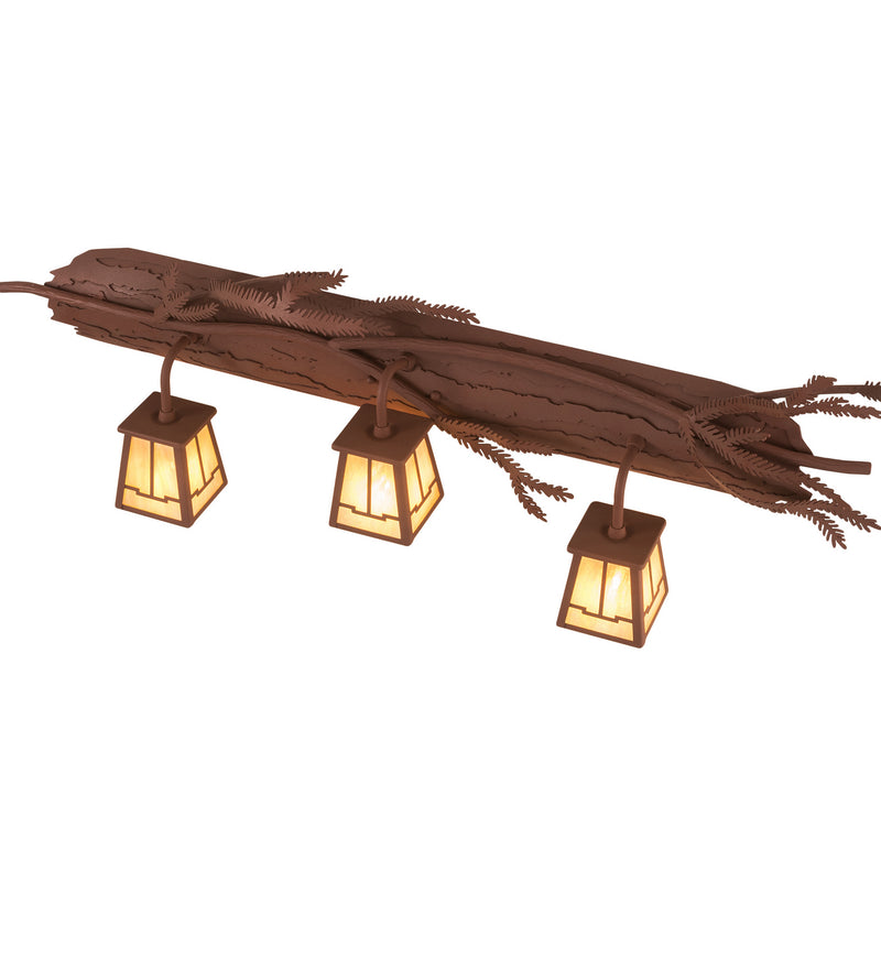 Meyda Tiffany 52385 Three Light Wall Sconce, Rust