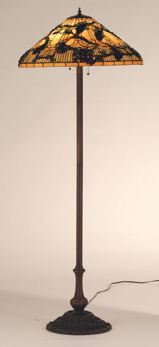 Meyda Tiffany 55961 Three Light Floor Lamp, Antique