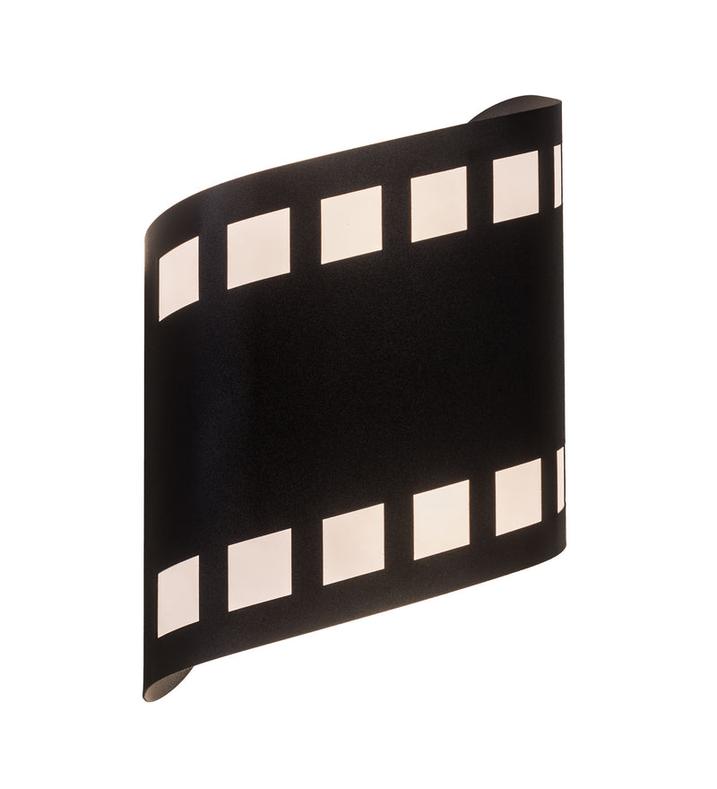 Meyda Tiffany 65295 Two Light Wall Sconce, Textured Black
