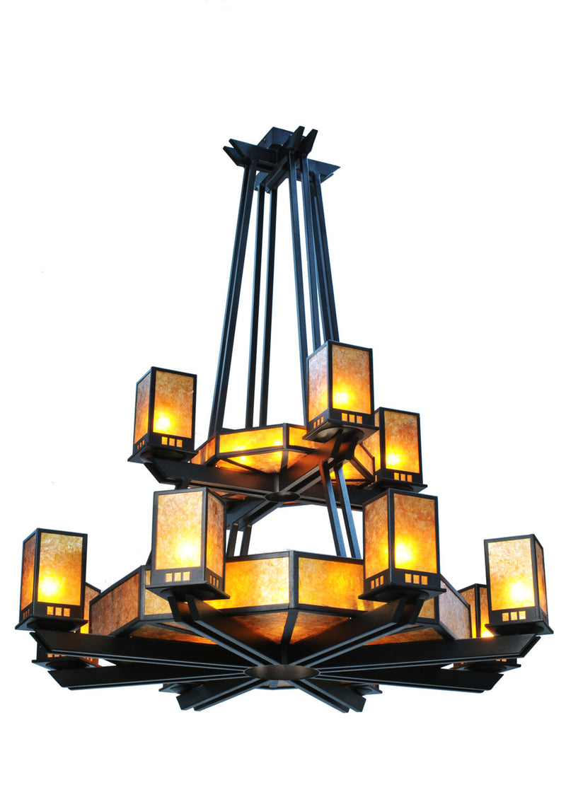 Meyda Tiffany 65485 28 Light Chandelier, Black