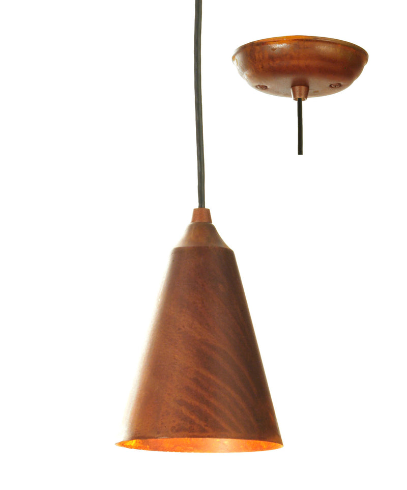 Meyda Tiffany 65918 One Light Mini Pendant, Rust
