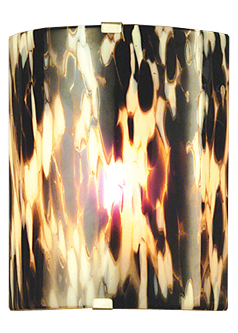 Meyda Tiffany 66473 One Light Wall Sconce, Nickel
