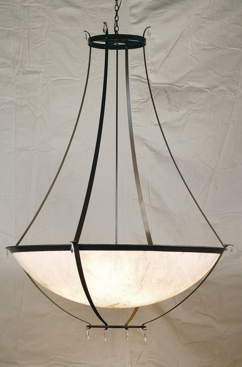 Meyda Tiffany 67256 Eight Light Pendant, Timeless Bronze