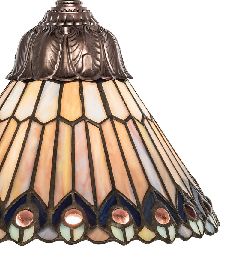 Meyda Tiffany 67708 One Light Mini Pendant, Bronze