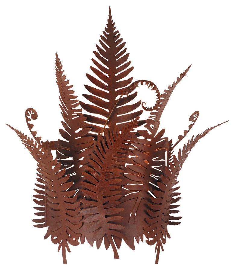 Meyda Tiffany 67834 One Light Wall Sconce, Hand Painted Rust