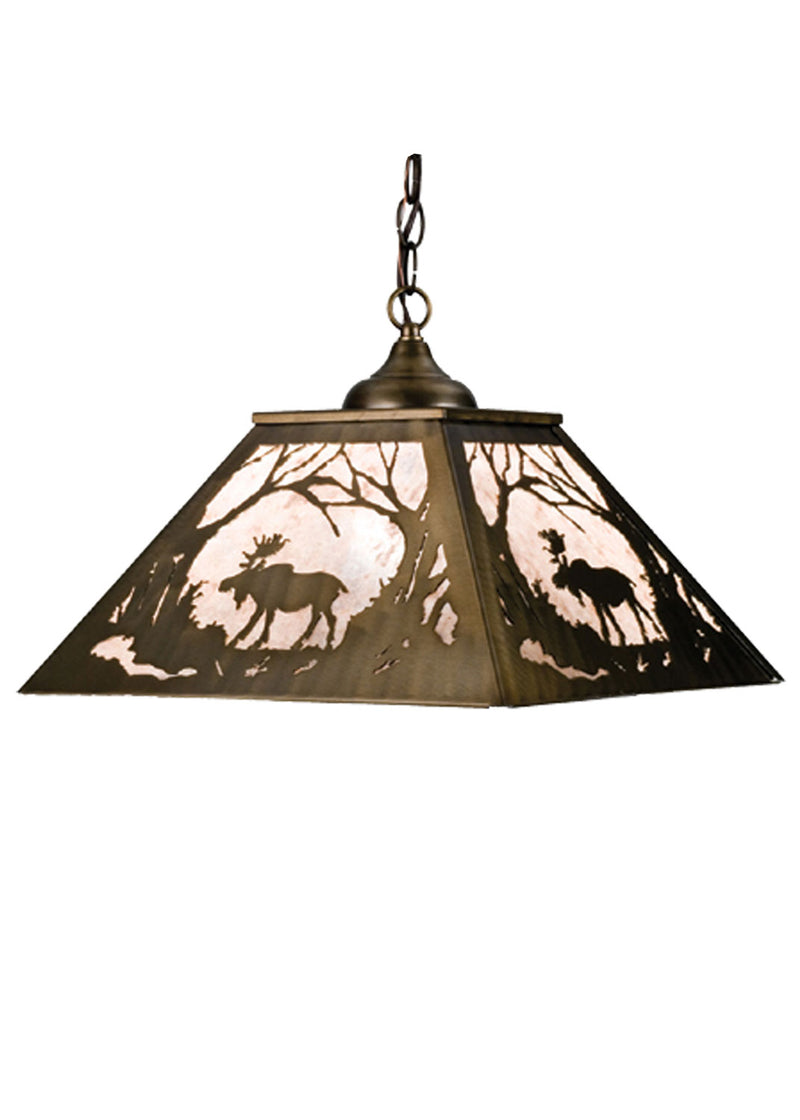 Meyda Tiffany 68151 Two Light Pendant, Antique Copper