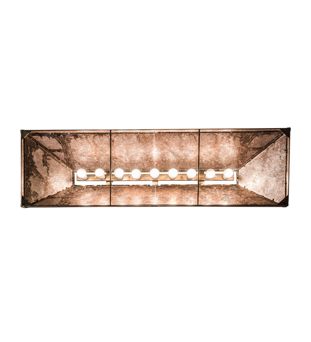 Meyda Tiffany 69610 Nine Light Oblong Pendant, Antique Copper