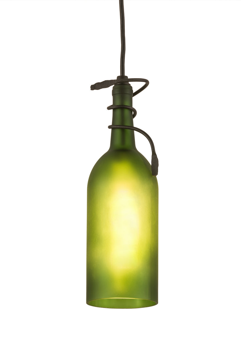 Meyda Tiffany 71191 One Light Mini Pendant, Black Metal