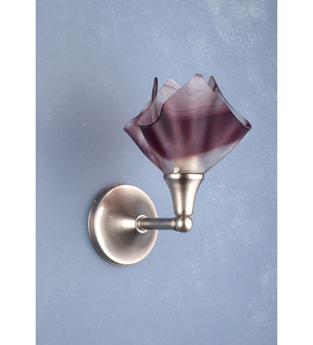 Meyda Tiffany 72455 One Light Wall Sconce, Nickel