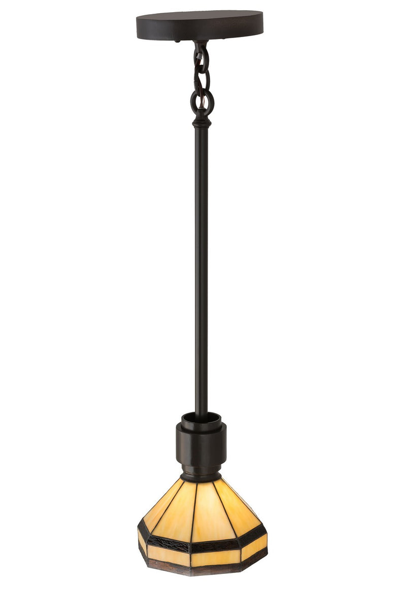 Meyda Tiffany 72559 One Light Mini Pendant, Timeless Bronze