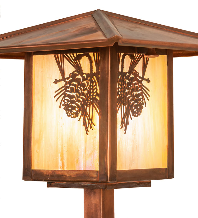 Meyda Tiffany 73491 One Light Landscape Fixture, Vintage Copper