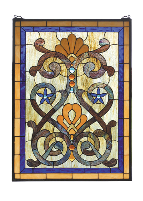 Meyda Tiffany 77999 Window, Ha Pbagwg Blue Dar