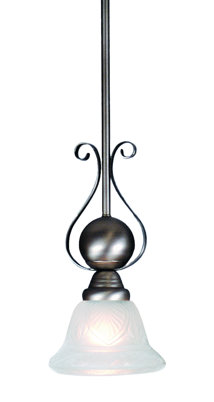 Meyda Tiffany 80050 Mini Pendant, Satin Pewter