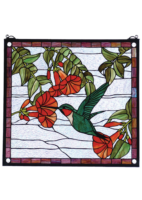 Meyda Tiffany 81540 Window, Blue Ebna Orange Pbagwr