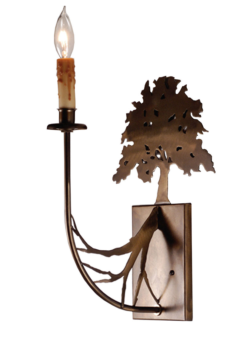 Meyda Tiffany 82157 One Light Wall Sconce, Antique Copper
