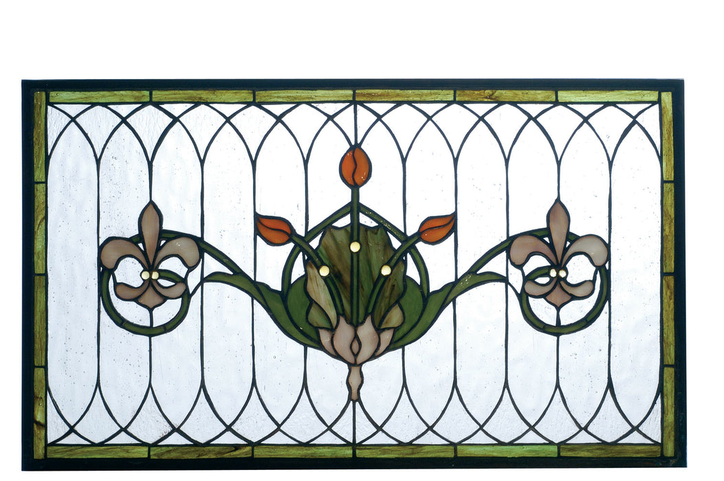 Meyda Tiffany 82516 Window, Zaf Bapa Orangewg