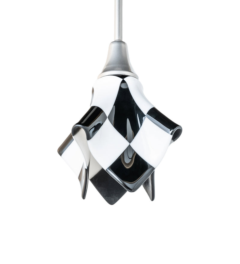 Meyda Tiffany 82545 One Light Mini Pendant, Nickel