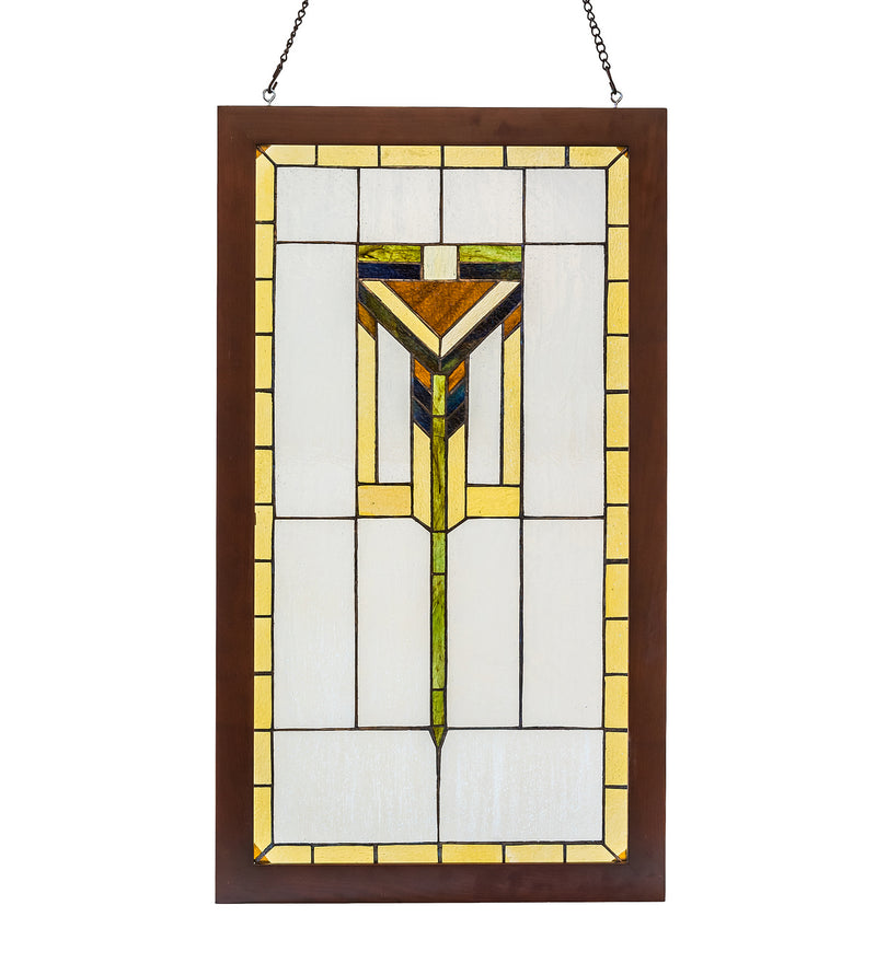 Meyda Tiffany 98099 Window, Natural Wood