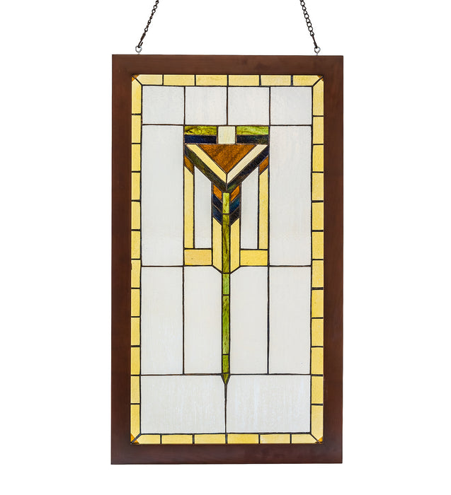 Meyda Tiffany 98099 Window, Natural Wood