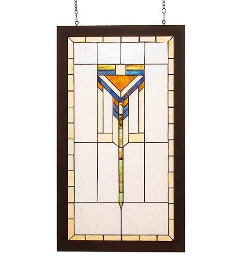 Meyda Tiffany 98099 Window, Natural Wood