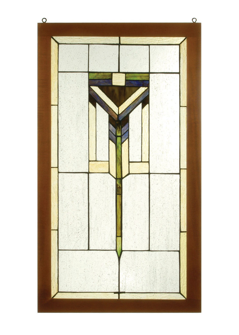 Meyda Tiffany 98099 Window, Natural Wood
