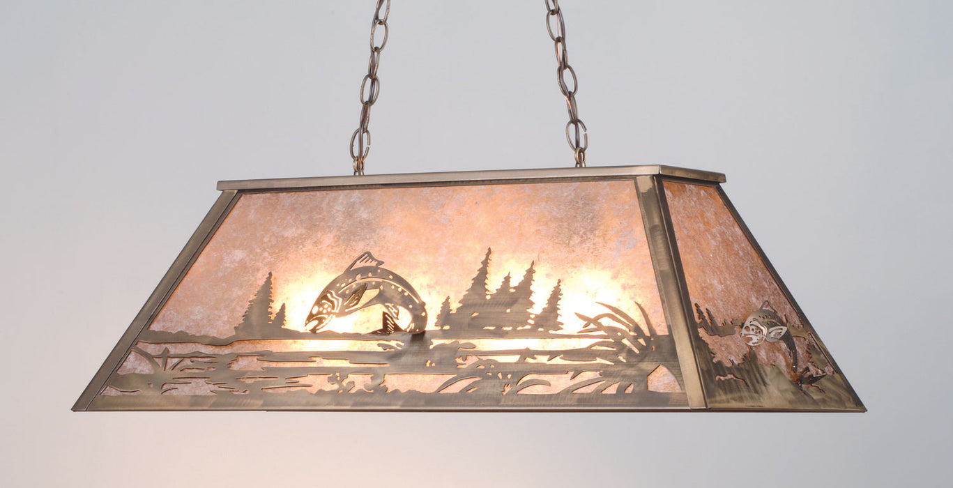 Meyda Tiffany 98682 Six Light Pendant, Antique Copper