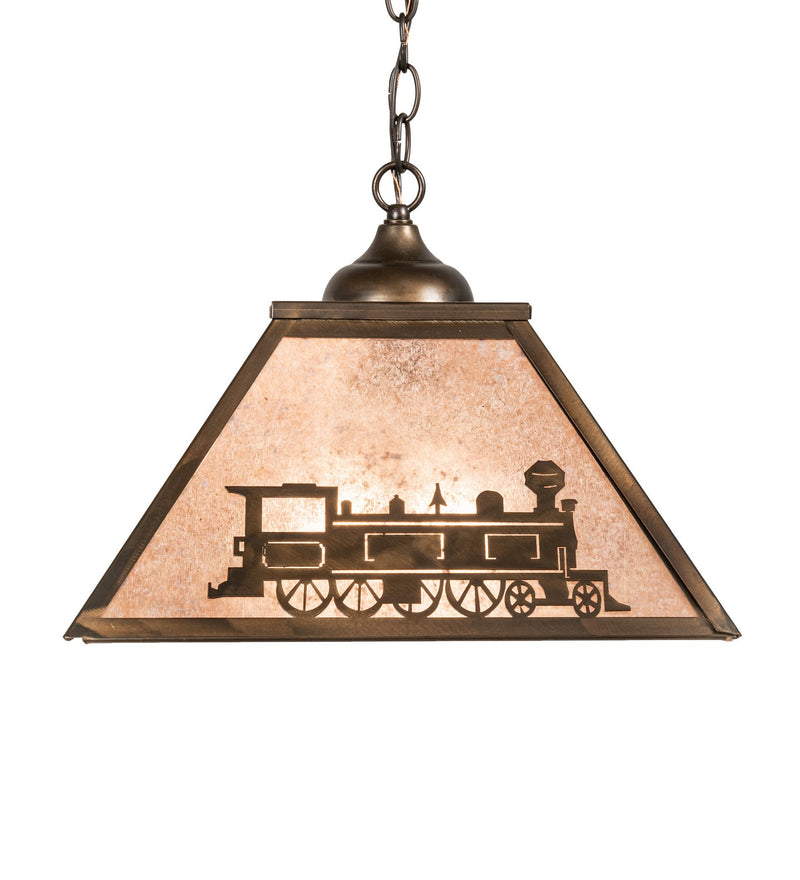Meyda Tiffany 98688 Two Light Pendant, Antique Copper