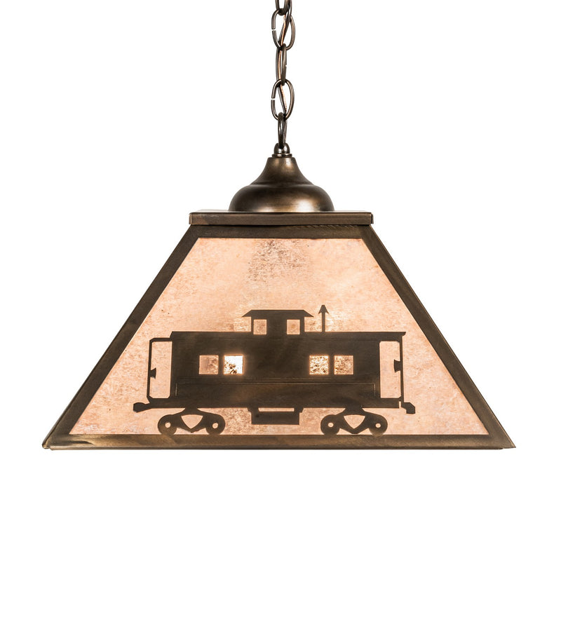Meyda Tiffany 98688 Two Light Pendant, Antique Copper