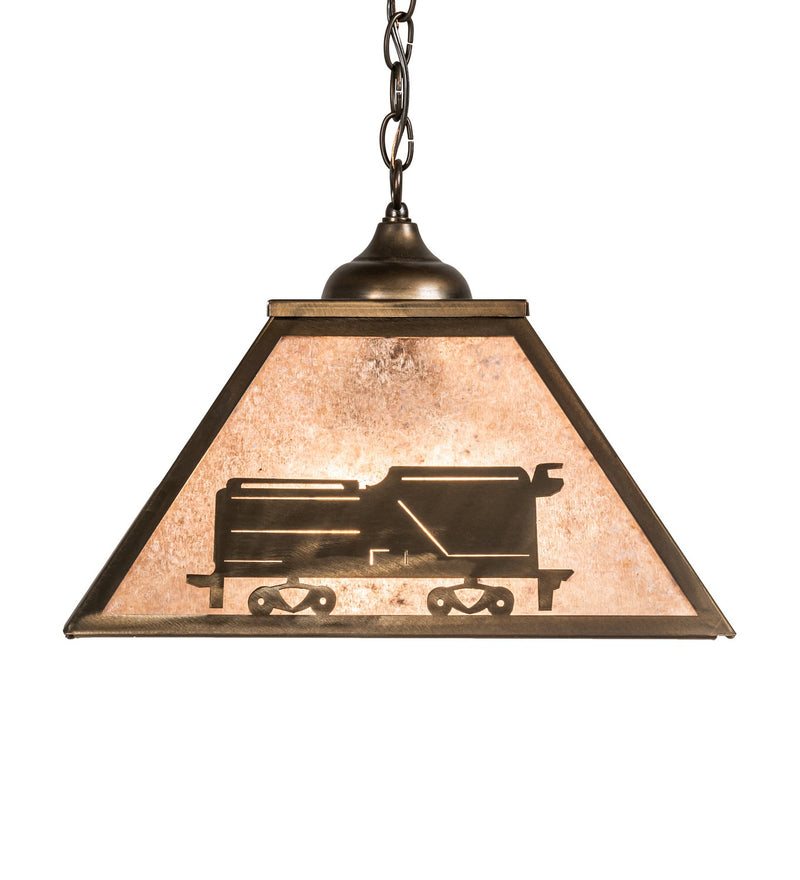 Meyda Tiffany 98688 Two Light Pendant, Antique Copper