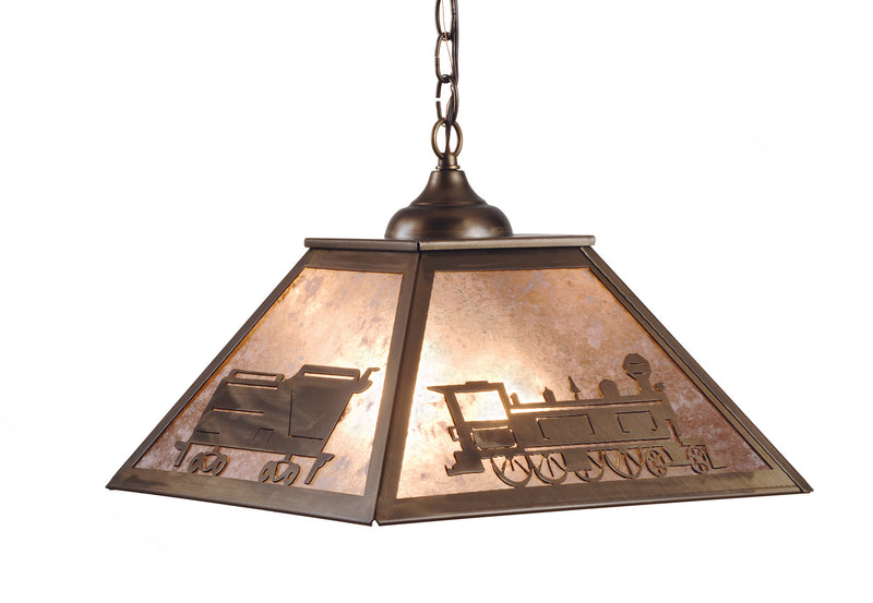 Meyda Tiffany 98688 Two Light Pendant, Antique Copper