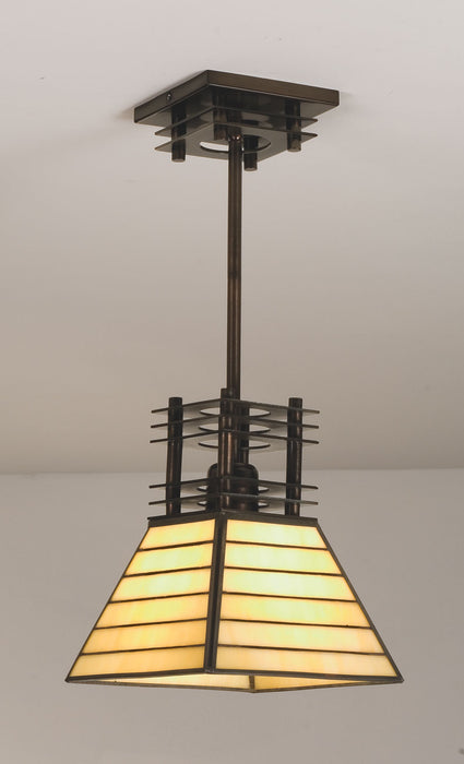 Meyda Tiffany 98921 One Light Mini Pendant, Mahogany Bronze