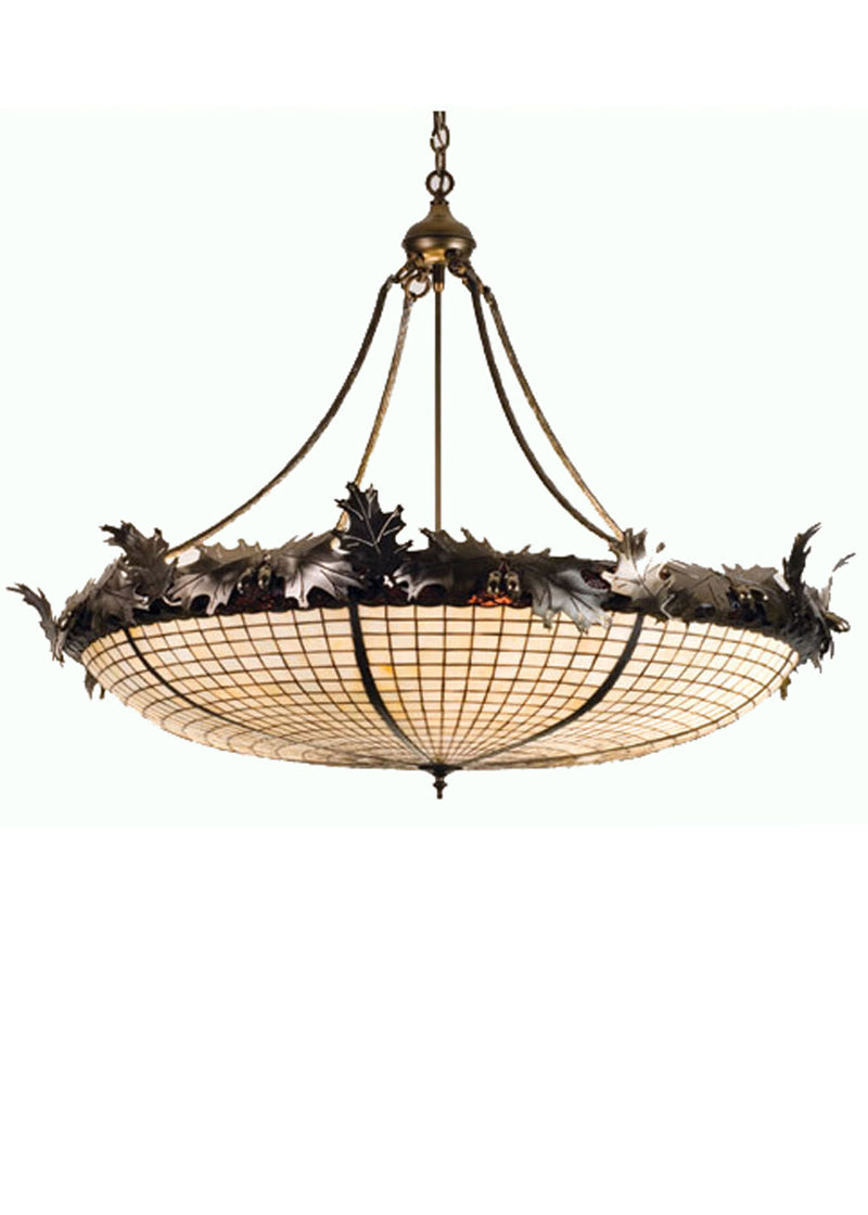 Meyda Tiffany 98967 Six Light Inverted Pendant, Antique Copper