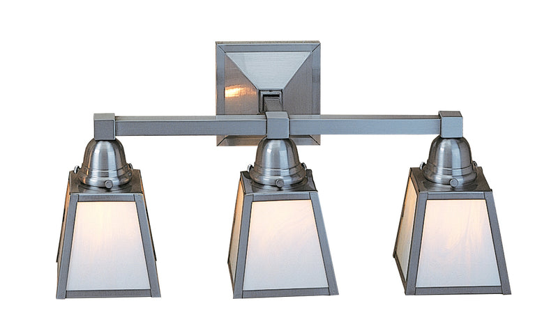 Arroyo AS-3EWO-P Three Light Wall Mount, Pewter