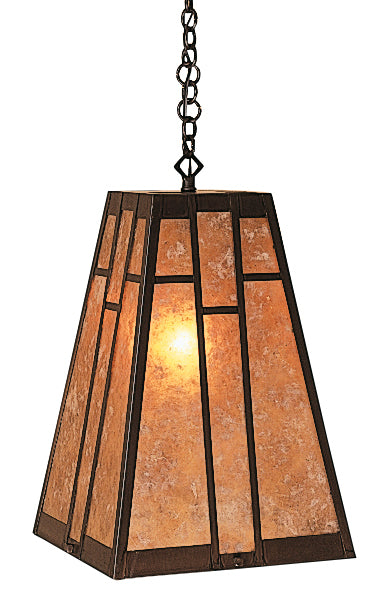 Arroyo AH-12AM-BZ One Light Pendant, Bronze