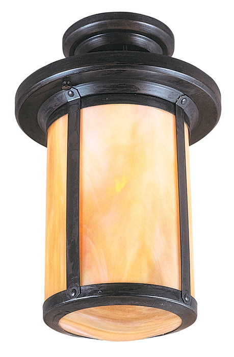 Arroyo BCM-6GW-BZ One Light Semi-Flush Mount, Bronze